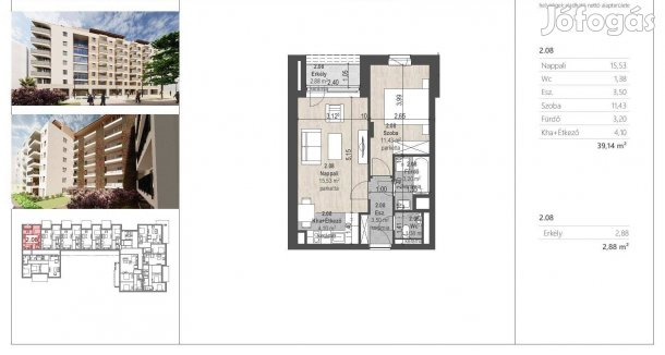 XIII. ker., Lehel utca, új társasház épül (G208)