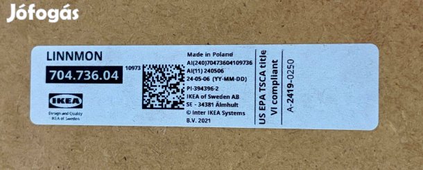 XIII-ben IKEA Linnmon Asztallap (100×60cm)