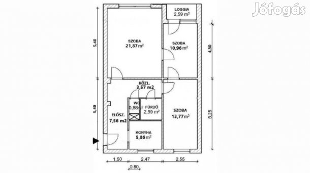 XIV. kerületi, II. emeleti 68 m2-es lakás tulajdonostól eladó