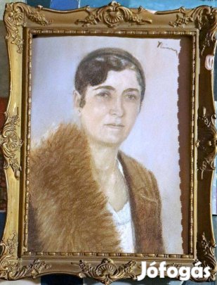 XIX SZ Magyar festő Rippl Rónai ? Rónai Elegáns nő