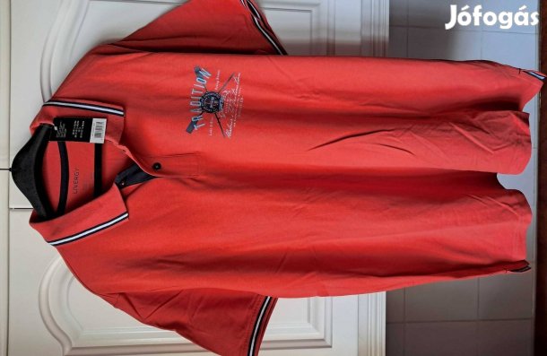 XL-Es Originál Sötétkék, Narancssárga Ingpoló