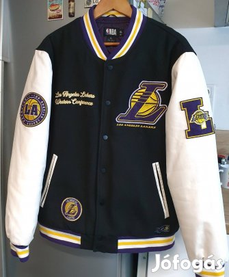 XL Los Angeles Lakers NBA varsity bomber dzseki baseball kabát