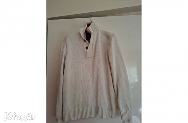 XL-es méretű 100 % pamut meleg férfi pulóver