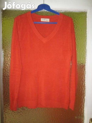 XL-es terrakotta pulóver