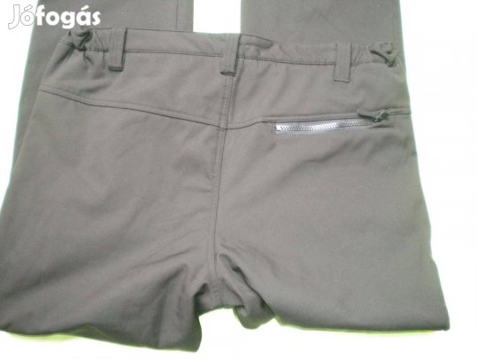 XL-s fekete Softsell polár bélelt túra nadrág