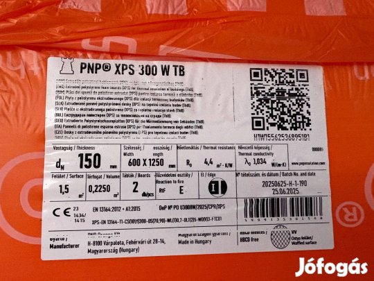 XPS 15cm szigetelés