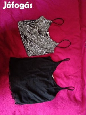 XS fekete top 2 darab