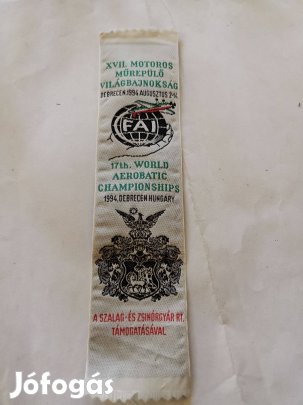 XVII. Motoros Műrepülő Világbajnokság Debrecen 1994 - emlékszalag