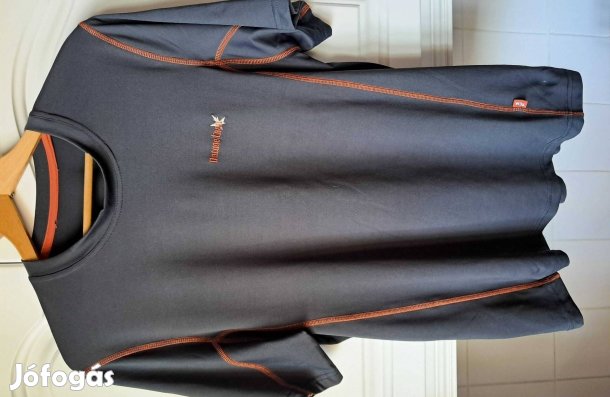 XXL-Es Nature fit Sötét Szürke Narancssárga Csíkkal