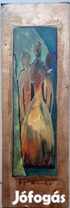 XX. szmagyar festő Kádár Béla Három női alak,