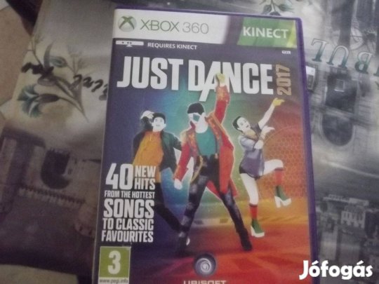 X-193 Xbox 360 Eredeti Játék : Kinect Just Dance 2017 ( karcmentes)