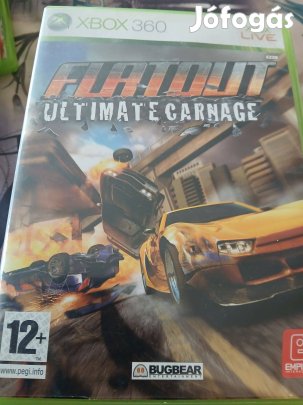 X-34 Xbox 360 Eredeti Játék : Flatout Ultimate Carage ( karcos d