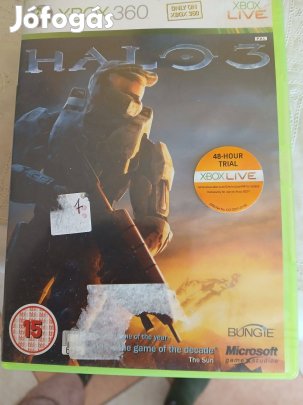 X-47 Xbox 360 Eredeti Játék : Halo 3 ( karcmentes)
