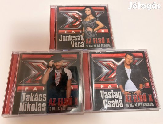 X-Faktor: az első X - válogatás CD csomag (3 db)