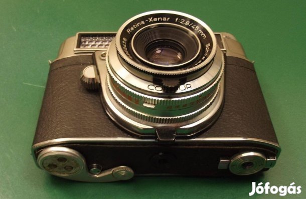 X Kodak Retina Automatic III Camera Retro Fényképezőgép Régi Xenar 45