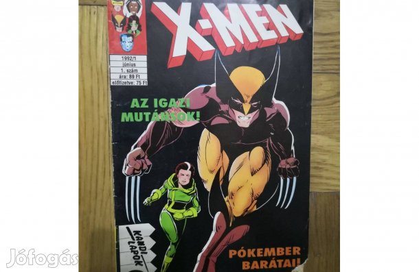 X-Men 1. szám (1992/1 június) - Az igazi mutánsok! - Képregény!