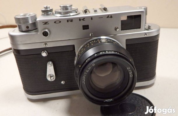 X Zorki Zorkij 4 Fényképezőgép Régi Szovjet Retro Ritka Jupiter 8