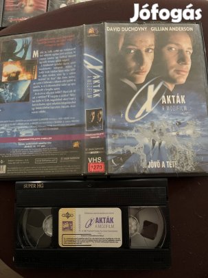 X akták mozifilm scifi vhs nagytok