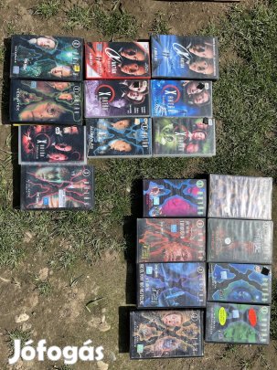 X akták pakk 19 darab vhs 
