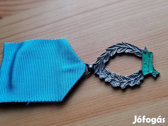 X éves szolgálati jel Rendőrségi jelzet ezüst szép db