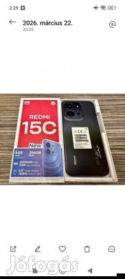 Xaomi Redmi 15C(8/128) kártyafüggetlen telefon eladó