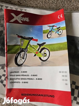 Xbike futóbicikli kisgyerekeknek zöld 