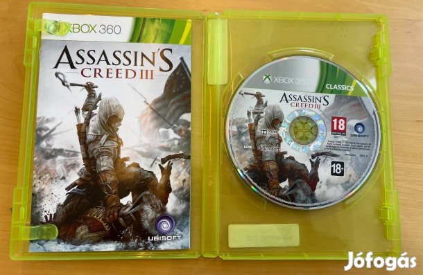 Xbox 360 Assassin's Creed III Játék Használt