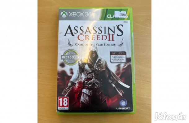 Xbox 360 Assassin's Creed II Játék Használt