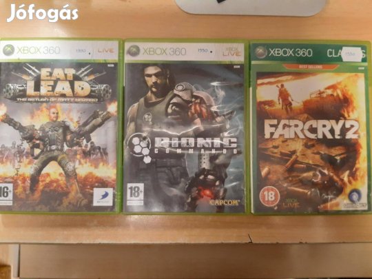 Xbox 360 Eat Lead, Bionic Commando Xb Játékok !