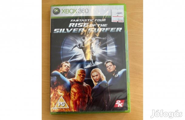 Xbox 360 Fantastic Four Rise of the Silver Surfer Játék Bontatlan