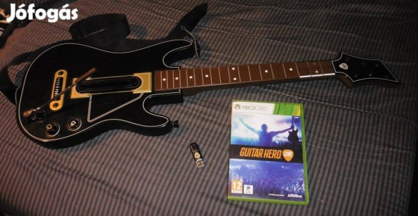 Xbox 360 Guitar Hero Live Vezeték nélküli gitár, Játékkal