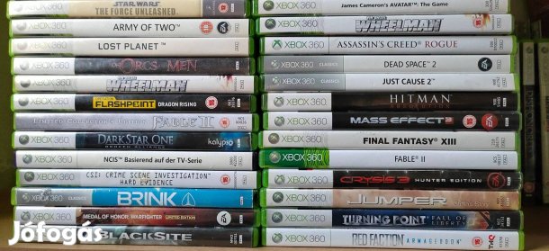 Xbox 360 Gyári játékok - tesztelt - 5db-ot fizetsz 6db-ot vihetsz!
