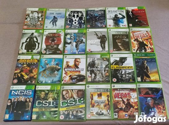 Xbox 360 Gyári lemezek játékok (5db-ot fizetsz 6db-ot vihetsz)