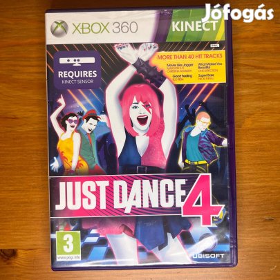 Xbox 360 Kinect Just Dance 4 zenés családi táncjáték