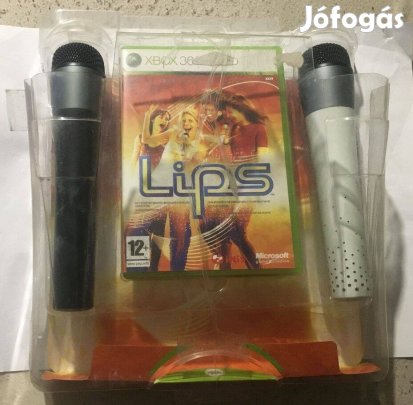 Xbox 360 Lips karaoké szett, 2db vezeték nélküli mikrofonnal