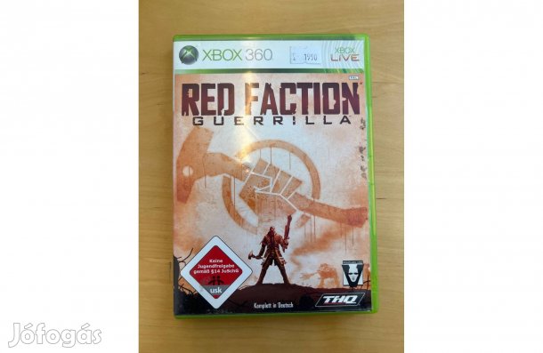 Xbox 360 Red Faction: Guerilla Német Nyelvű Játék Használt