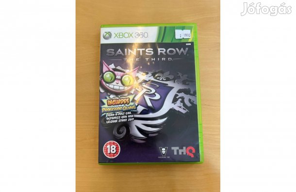 Xbox 360 Saints Row The Third Játék Használt