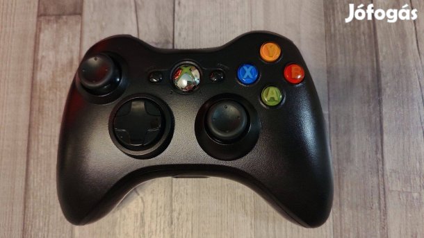 Xbox 360 : Gyári Vezeték Nélküli Kontroller Fekete