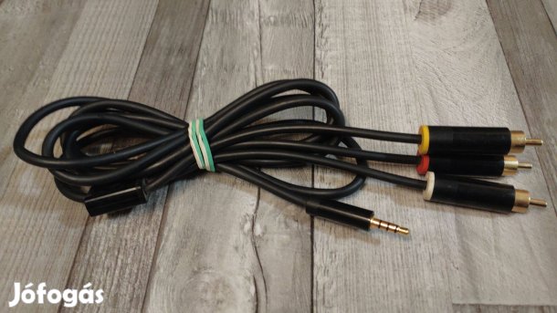 Xbox 360 : Videokábel E Slim AV Kábel ( Képcsöves TV-hez nyaralóba, na