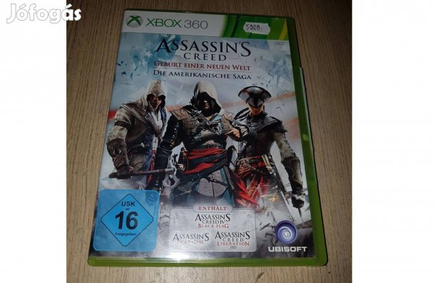 Xbox 360 assassin's creed american saga eladó