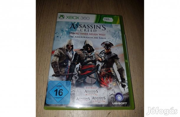 Xbox 360 assassin's creed american saga játék eladó