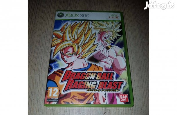 Xbox 360 dragon ball raging blast eladó