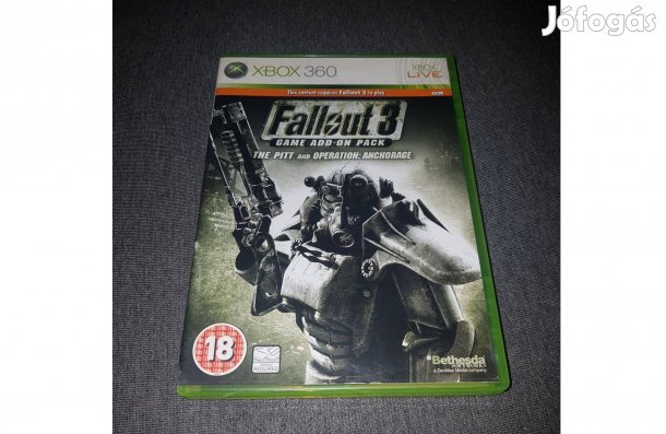 Xbox 360 fallout 3 game add on pack eladó