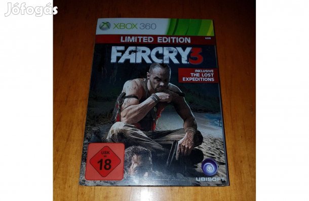 Xbox 360 far cry 3 limited edition eladó