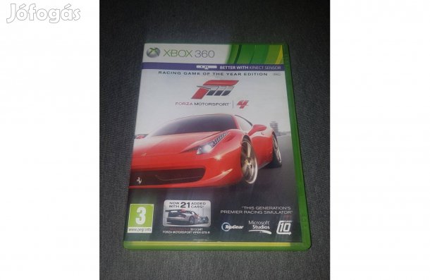 Xbox 360 forza motorsport 4 eladó