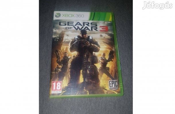 Xbox 360 gears of war 3 eladó