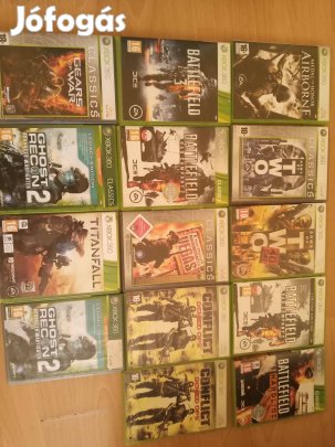 Xbox 360 gyári játék lemezek karcmentes