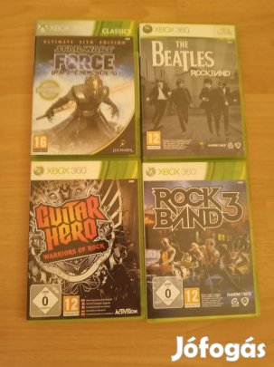 Xbox 360 gyári játék lemezek karcmentes