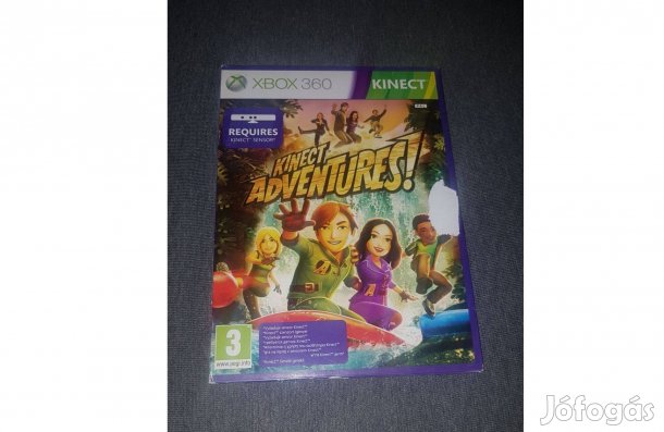 Xbox 360 kinect adventures eladó
