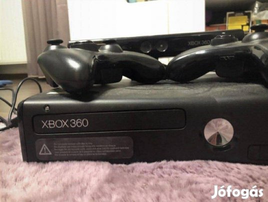 Xbox 360 konzol, 111 játék, 2 db kontroller + Kinect kamera